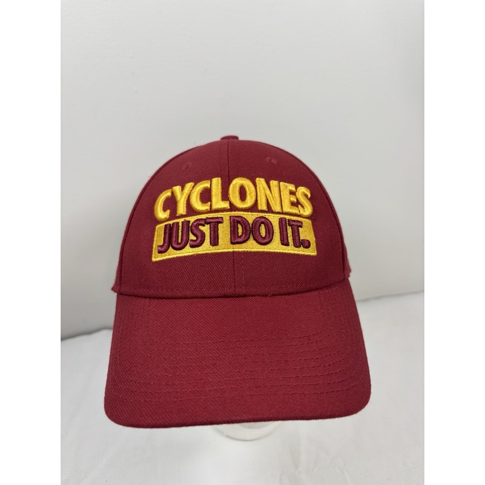 Nike Cyclones Just Do It Embroidery Snapback Hat Cap Legacy91 Dri-fit Iowa State